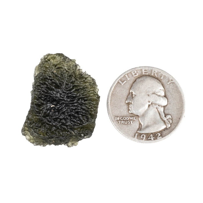Moldavite 5.09 g 28x22x7mm - InnerVision Crystals