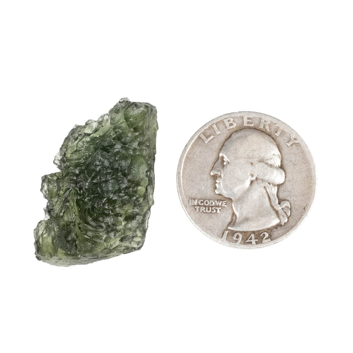 Moldavite 5.22 g 26x19x10mm - InnerVision Crystals