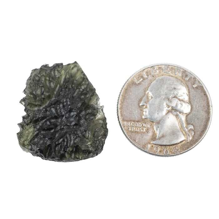 Moldavite 5.52 g 25x22x10mm - InnerVision Crystals