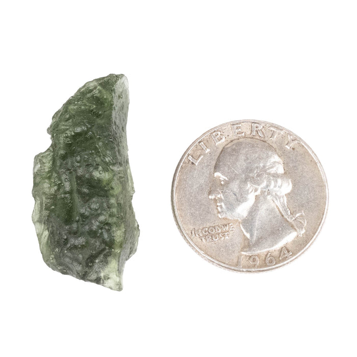 Moldavite 6.03 g 33x16x10mm - InnerVision Crystals