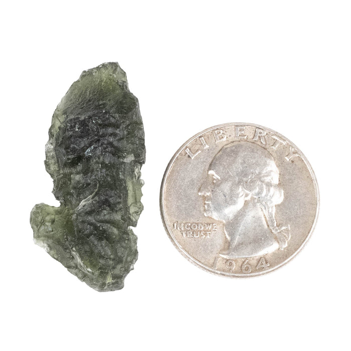 Moldavite 6.25 g 34x16x12mm - InnerVision Crystals