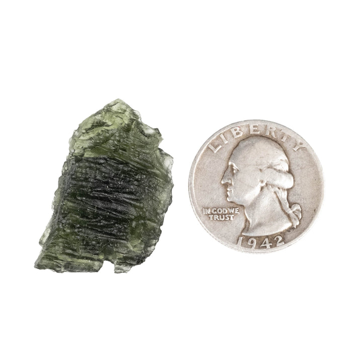 Moldavite 6.40 g 30x19x11mm - InnerVision Crystals