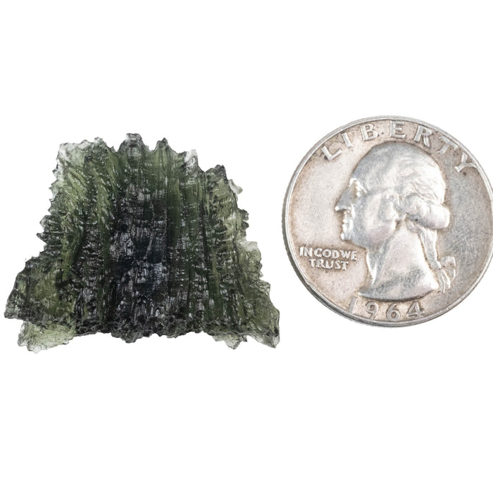 Moldavite 6.49 g 29x22x12mm - InnerVision Crystals