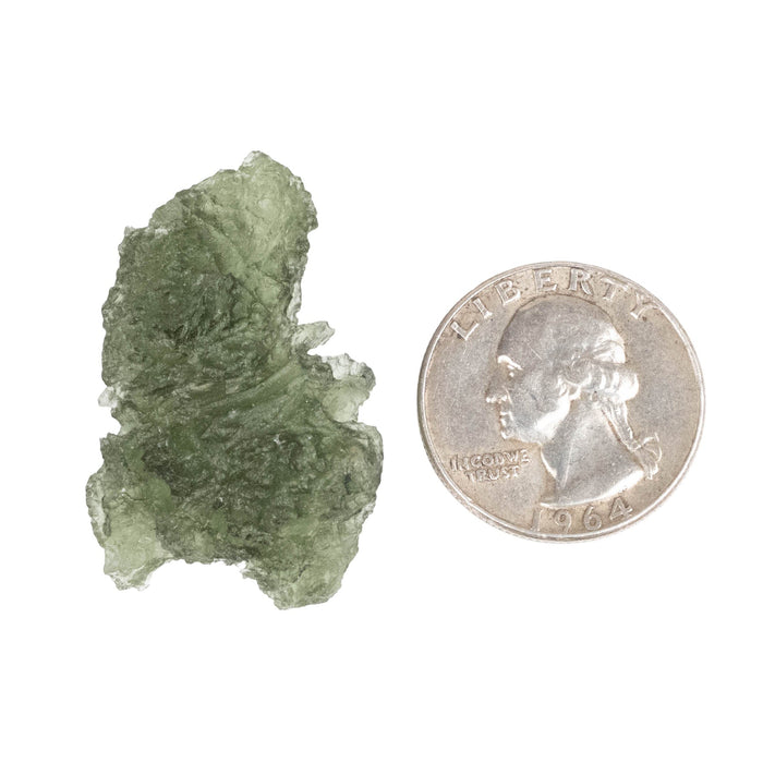 Moldavite 6.57 g 37x24x7mm - InnerVision Crystals