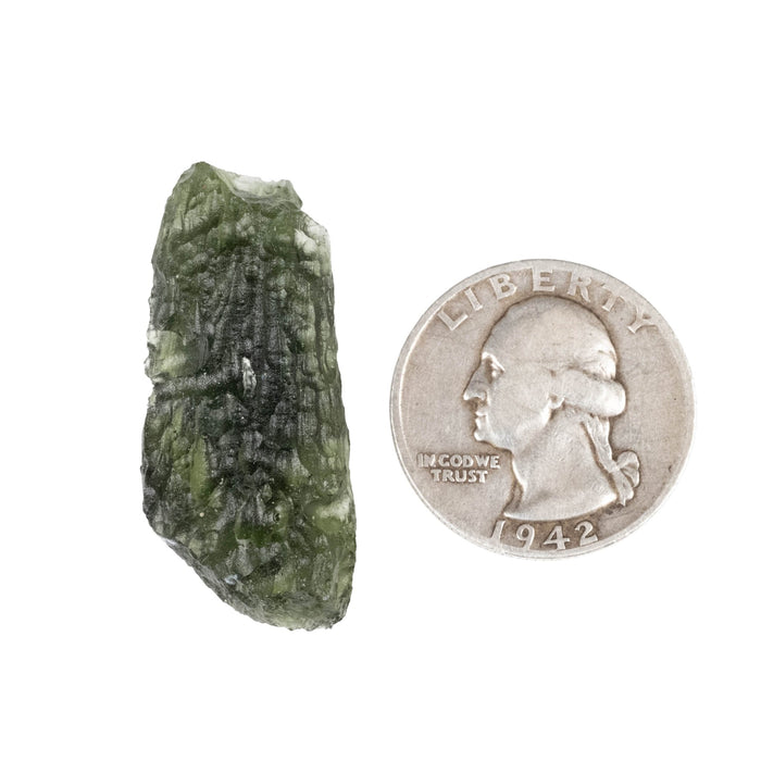 Moldavite 6.81 g 36x16x10mm - InnerVision Crystals