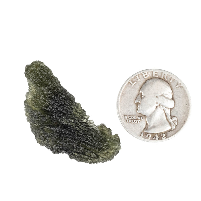 Moldavite 7.15 g 40x19x10mm - InnerVision Crystals