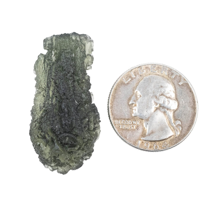 Moldavite 7.24 g 36x18x9mm - InnerVision Crystals