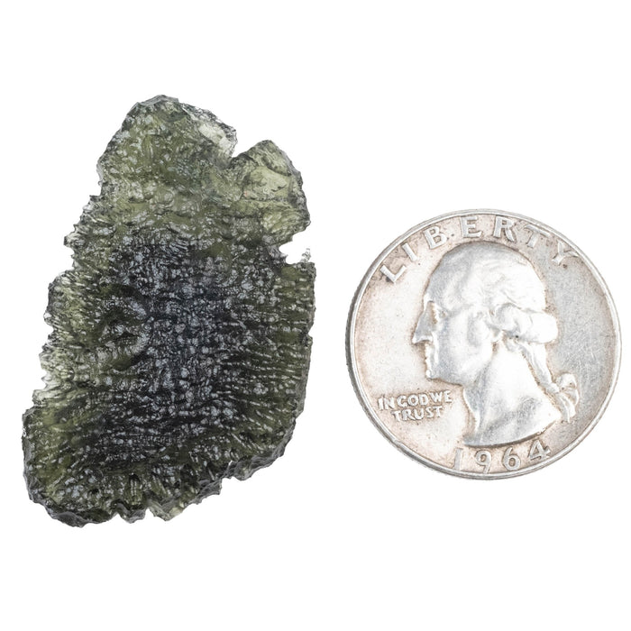 Moldavite 7.24 g 37x23x7mm - InnerVision Crystals