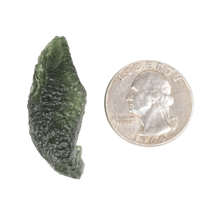 Moldavite 7.27 g 39x17x14mm - InnerVision Crystals