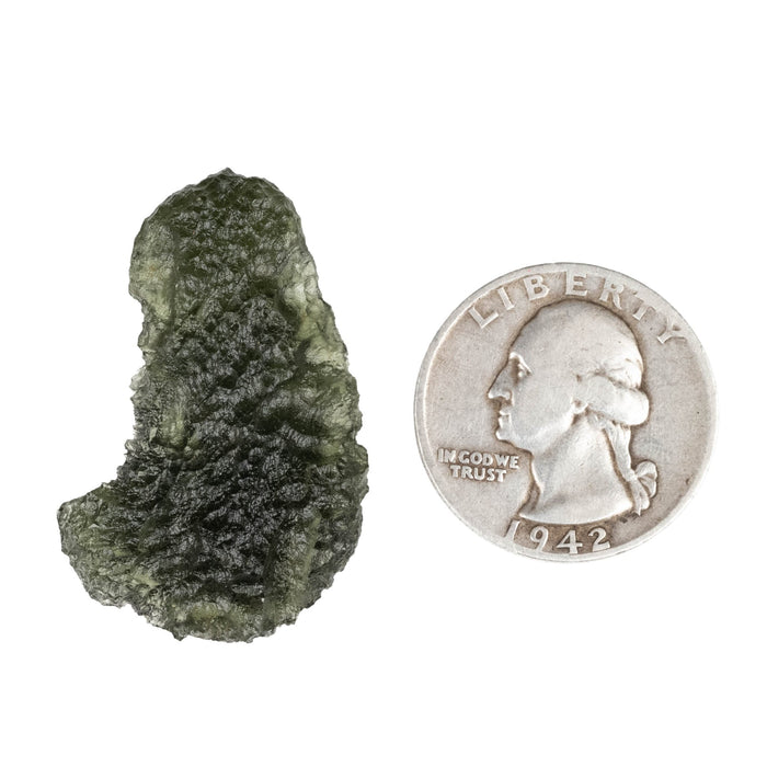 Moldavite 7.32 g 37x24x9mm - InnerVision Crystals