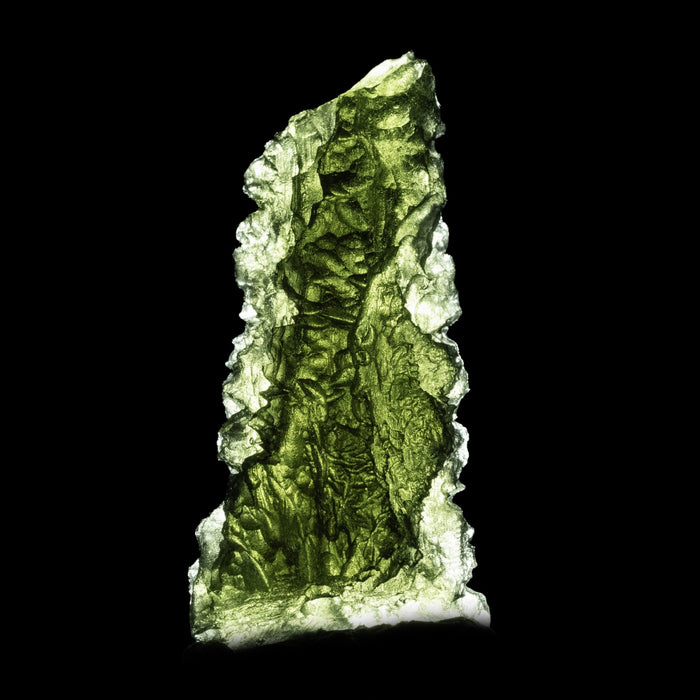 Moldavite 7.58 g 38x18x13mm - InnerVision Crystals