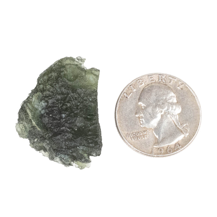 Moldavite 7.68 g 28x27x9mm - InnerVision Crystals