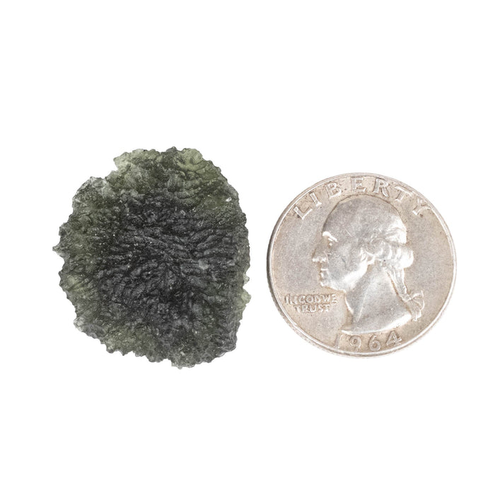 Moldavite 7.95 g 27x24x11mm - InnerVision Crystals