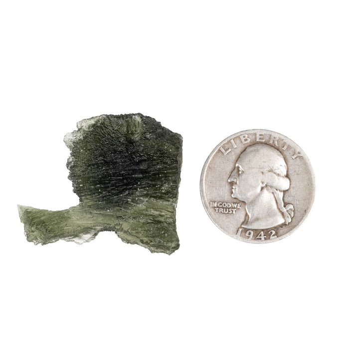 Moldavite 8.02 g 33x29x11mm - InnerVision Crystals