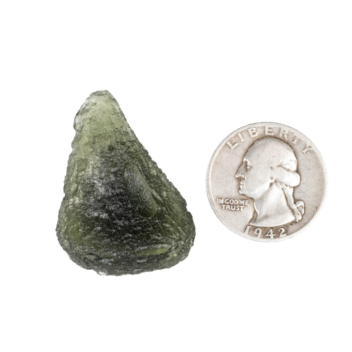 Moldavite 8.27 g 36x28x9mm - InnerVision Crystals