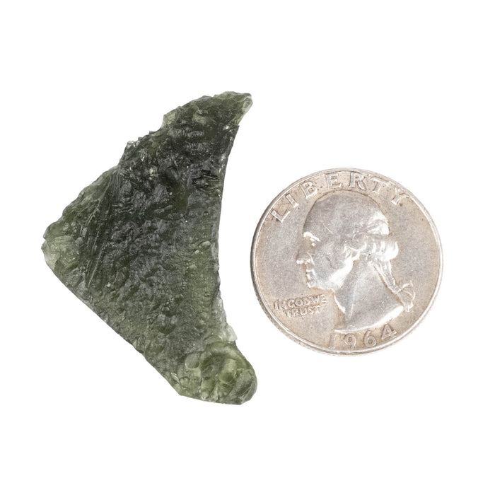 Moldavite 8.48 g 33x32x8mm - InnerVision Crystals