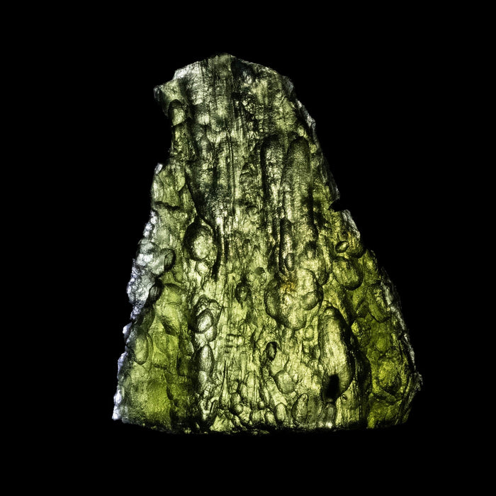 Moldavite 8.65 g 38x31x7mm - InnerVision Crystals