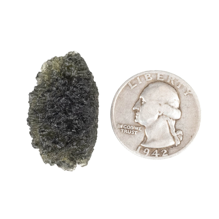 Moldavite 8.66 g 31x17x15mm - InnerVision Crystals