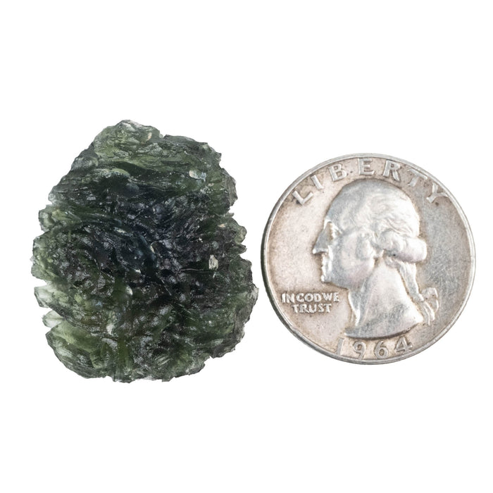 Moldavite 8.90 g 28x25x13mm - InnerVision Crystals