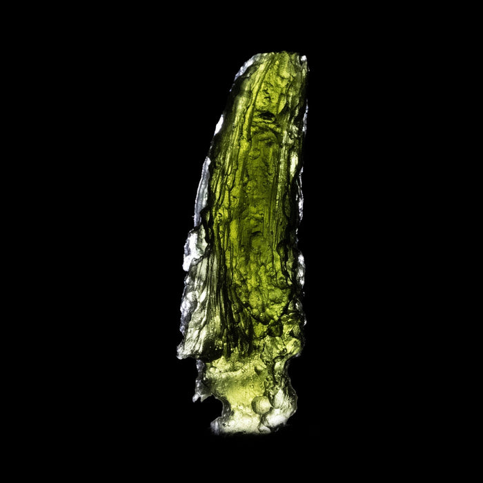 Moldavite 9.08 g 47x25x14mm - InnerVision Crystals
