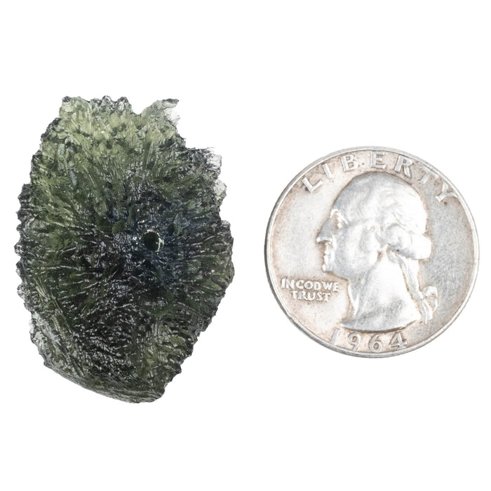 Moldavite 9.20 g 33x22x12mm - InnerVision Crystals