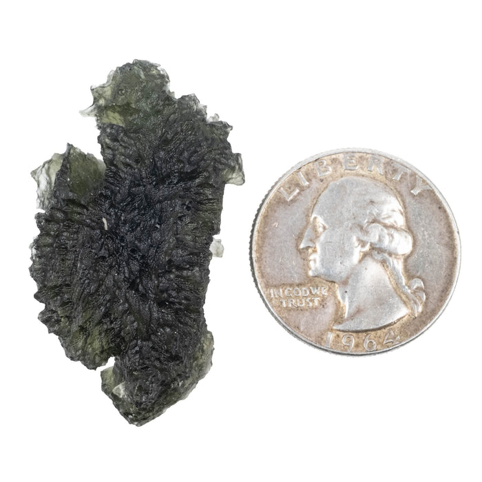 Moldavite 9.47 g 40x24x10mm - InnerVision Crystals
