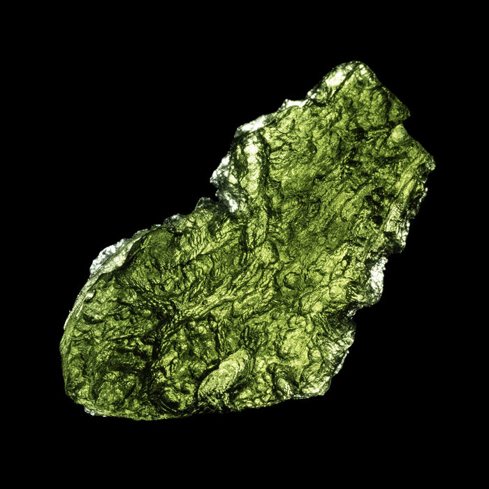 Moldavite 9.75 g 37x20x12mm - InnerVision Crystals