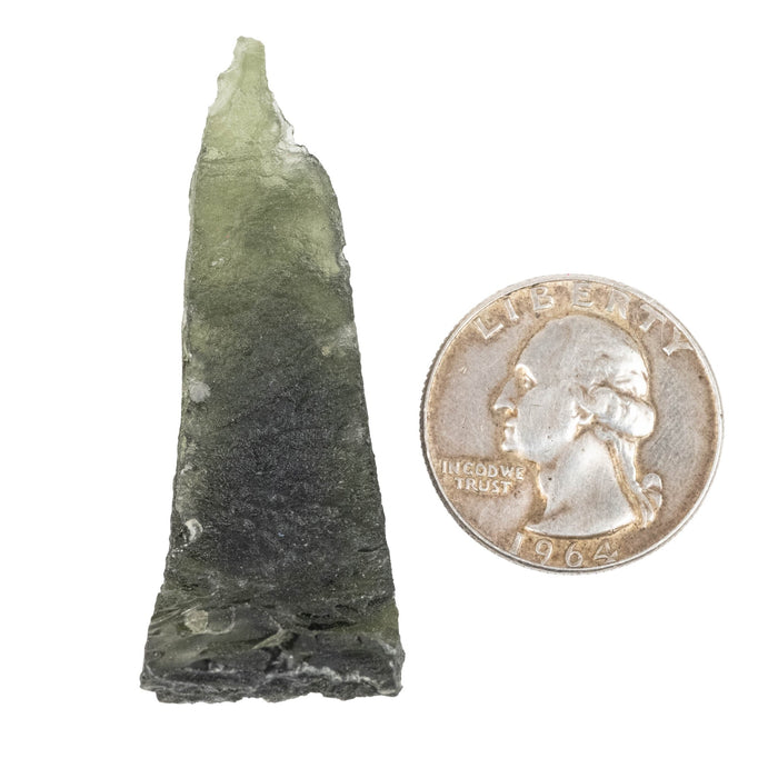 Moldavite 9.97 g 52x19x9mm B Grade - InnerVision Crystals