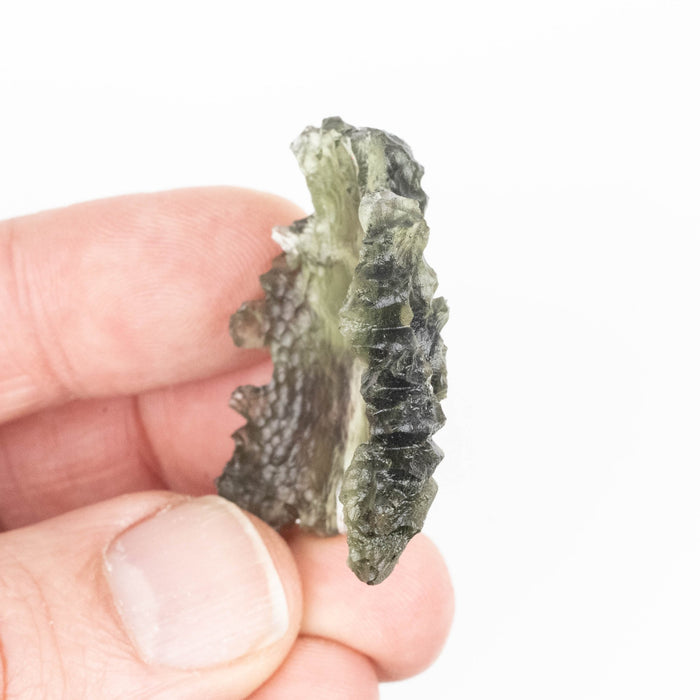 Moldavite Besednice Jezkovna 10.28 g 42x38x5mm Angel Chime AA+ - InnerVision Crystals