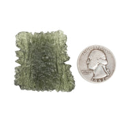 Moldavite Besednice Jezkovna 10.98 g 37x36x6mm Angel Chime AA - InnerVision Crystals