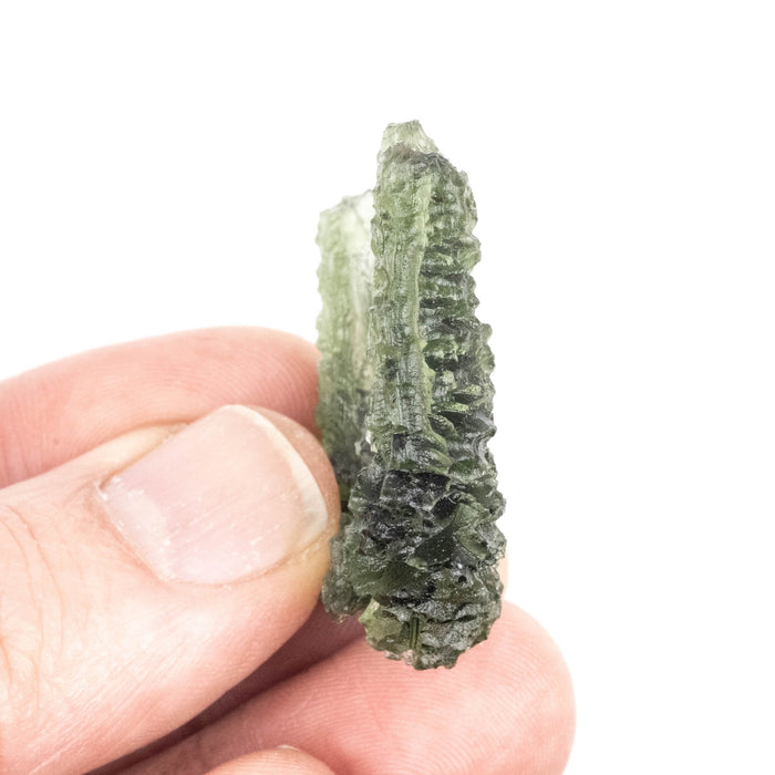 Moldavite Besednice Jezkovna 11.54 g 39x38x11mm Angel Chime A+ - InnerVision Crystals