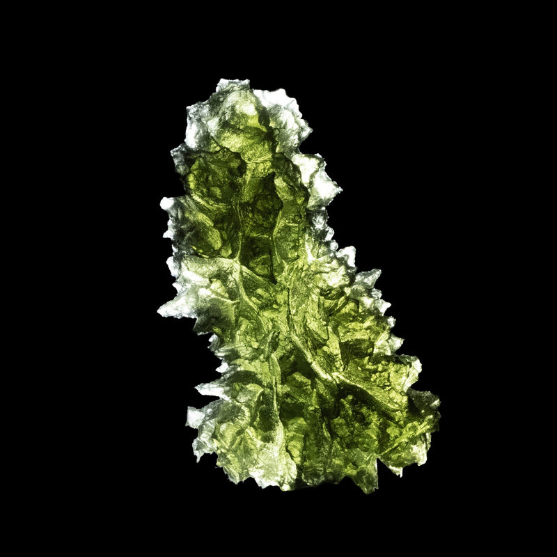 Moldavite Besednice Jezkovna 12.20 g 43x25x18mm A+ - InnerVision Crystals