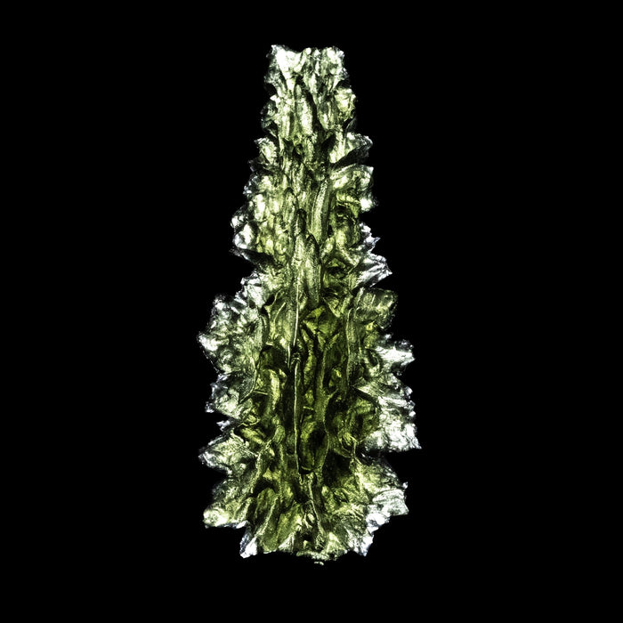 Moldavite Besednice Jezkovna 12.58 g 59x24x11mm Angel Chime AA - InnerVision Crystals