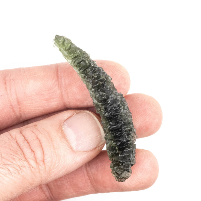 Moldavite Besednice Jezkovna 12.58 g 59x24x11mm Angel Chime AA - InnerVision Crystals