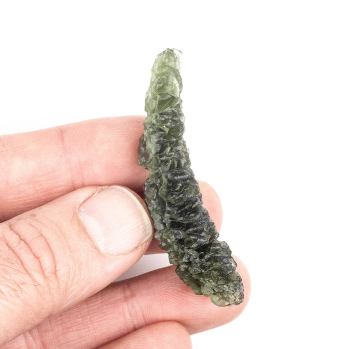Moldavite Besednice Jezkovna 12.58 g 59x24x11mm Angel Chime AA - InnerVision Crystals