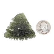 Moldavite Besednice Jezkovna 19.92 g 49x46x12mm AA - InnerVision Crystals