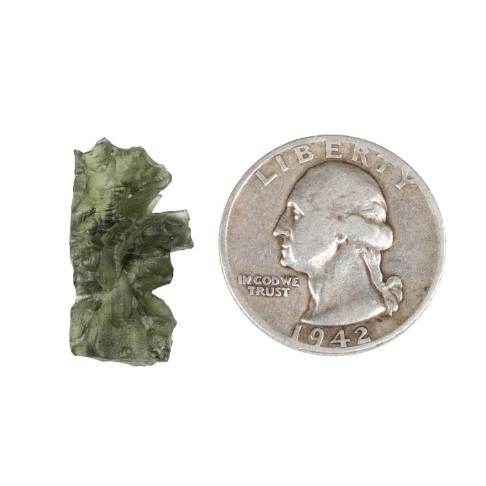 Moldavite - Besednice Jezkovna 2.02 g 27x12x7mm A+ - InnerVision Crystals