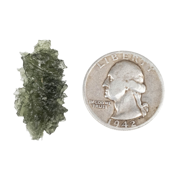 Moldavite - Besednice Jezkovna 2.86 g 29x15x10mm A+ - InnerVision Crystals