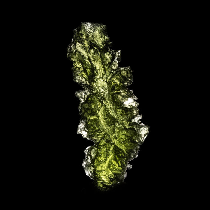 Moldavite - Besednice Jezkovna 4.05 g 34x13x11mm AA - InnerVision Crystals