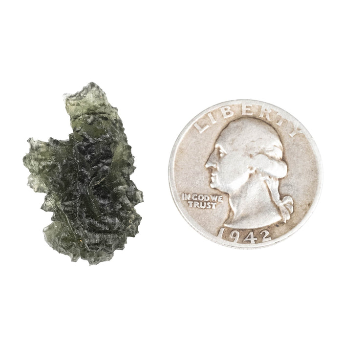 Moldavite - Besednice Jezkovna 4.78 g 27x18x13mm B+ - InnerVision Crystals