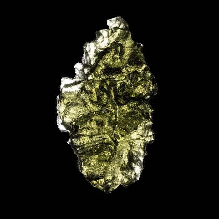 Moldavite - Besednice Jezkovna 4.93 g 29x16x14mm B+ - InnerVision Crystals