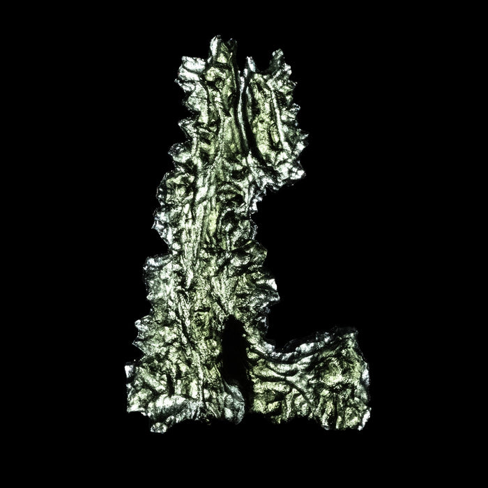 Moldavite Besednice Jezkovna 5.45 g 47x30x5mm Angel Chime A+ - InnerVision Crystals