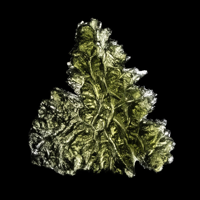 Moldavite - Besednice Jezkovna 5.76 g 35x30x11mm AA - InnerVision Crystals