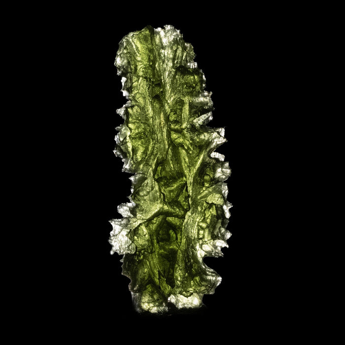 Moldavite - Besednice Jezkovna 5.97 g 38x16x14mm AA - InnerVision Crystals