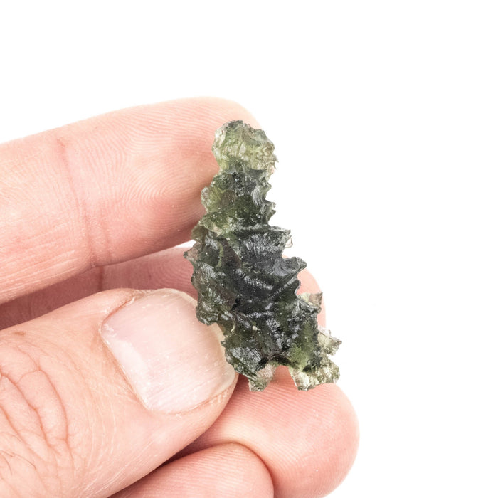 Moldavite Besednice Jezkovna 6.48 g 33x27x12mm AA - InnerVision Crystals