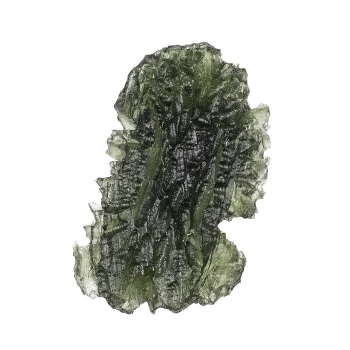 Moldavite - Besednice Jezkovna 6.54 g 34x21x9mm AA - InnerVision Crystals