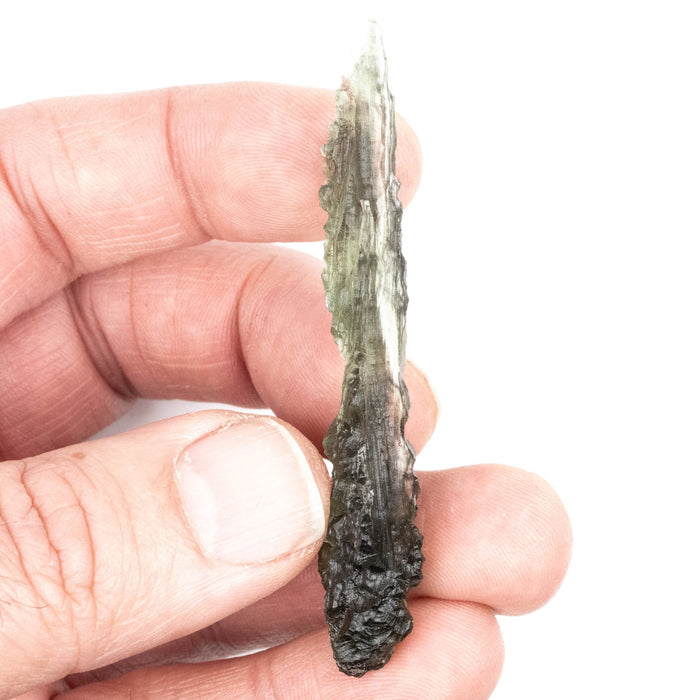 Moldavite Besednice Jezkovna 7.10 g 69x17x9mm Angel Chime AA - InnerVision Crystals
