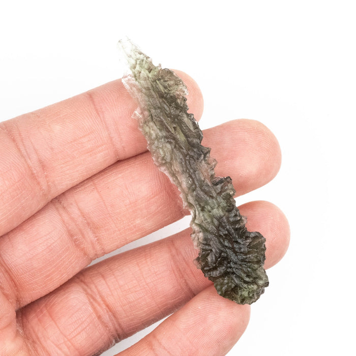 Moldavite Besednice Jezkovna 7.10 g 69x17x9mm Angel Chime AA - InnerVision Crystals