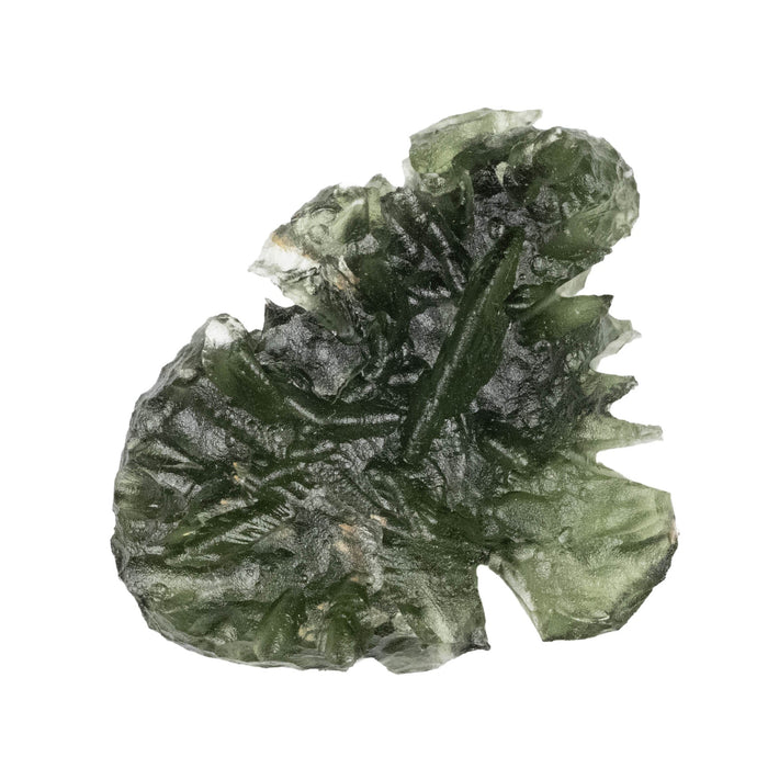 Moldavite - Besednice Jezkovna 7.40 g 35x28x9mm AA - InnerVision Crystals