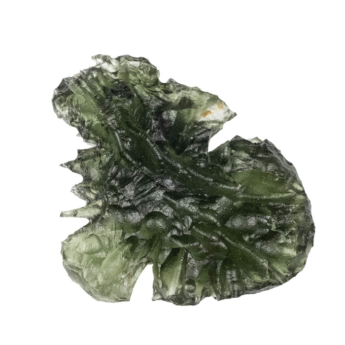 Moldavite - Besednice Jezkovna 7.40 g 35x28x9mm AA - InnerVision Crystals
